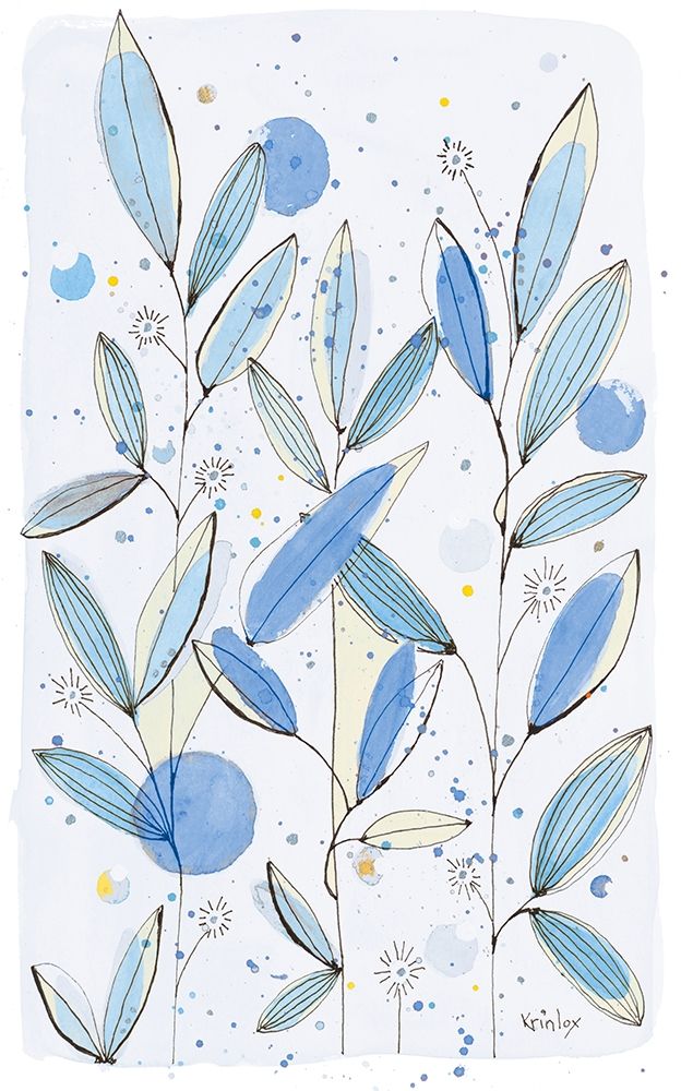 Botanical Stamp II art print by Krinlox for $57.95 CAD