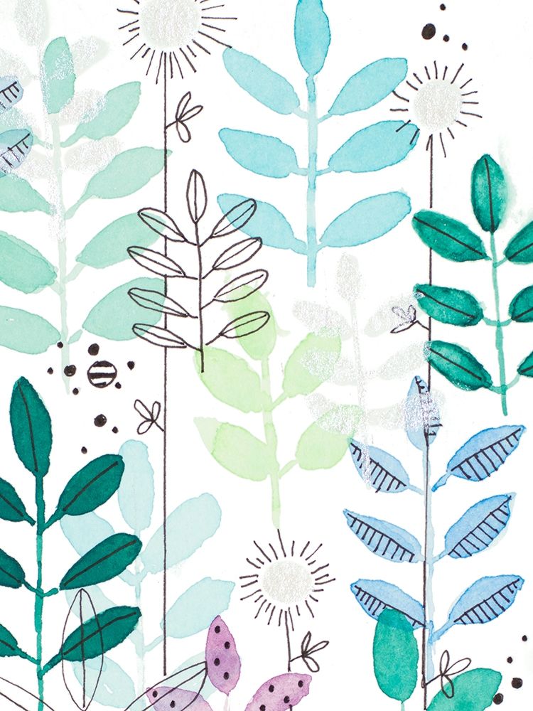 Botanics II art print by Krinlox for $57.95 CAD