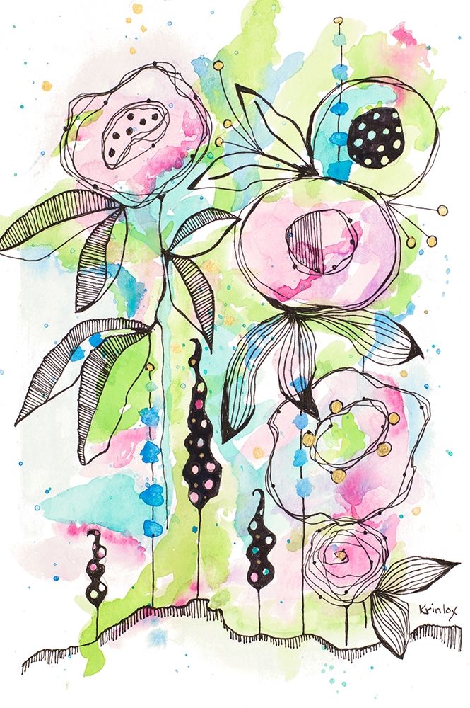 Blooming Summer I art print by Krinlox for $57.95 CAD