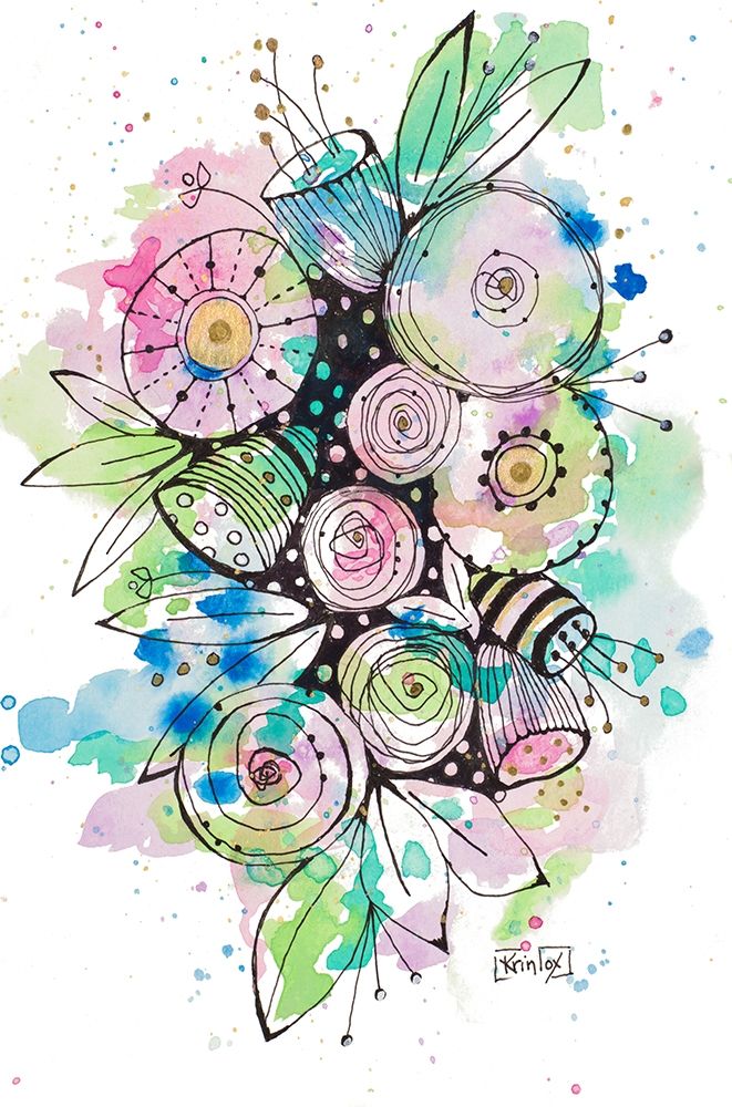 Blooming Summer II art print by Krinlox for $57.95 CAD