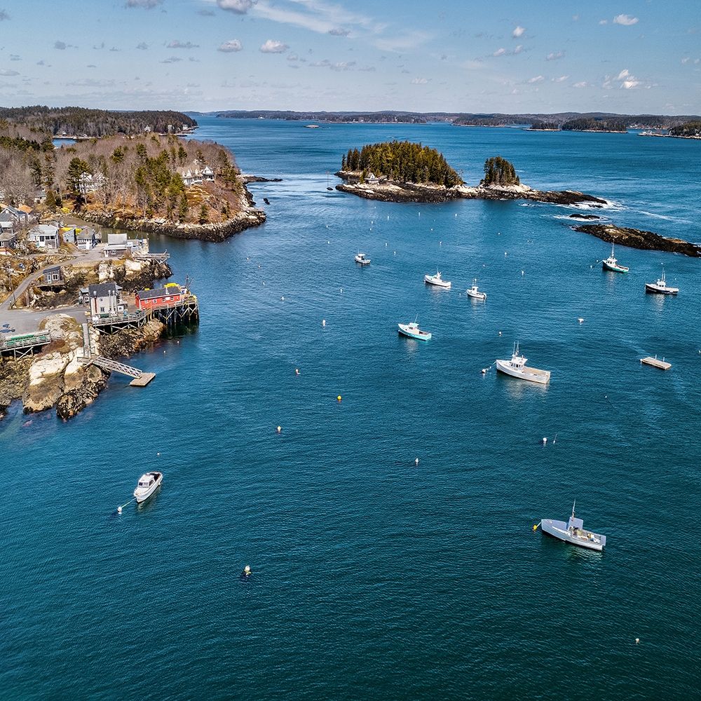 Beautiful Aerial Coast I art print by Jason Veilleux for $57.95 CAD