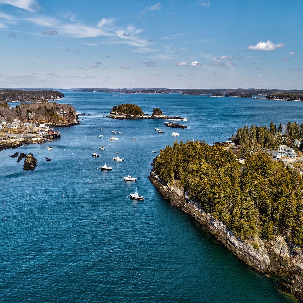 Beautiful Aerial Coast II art print by Jason Veilleux for $57.95 CAD