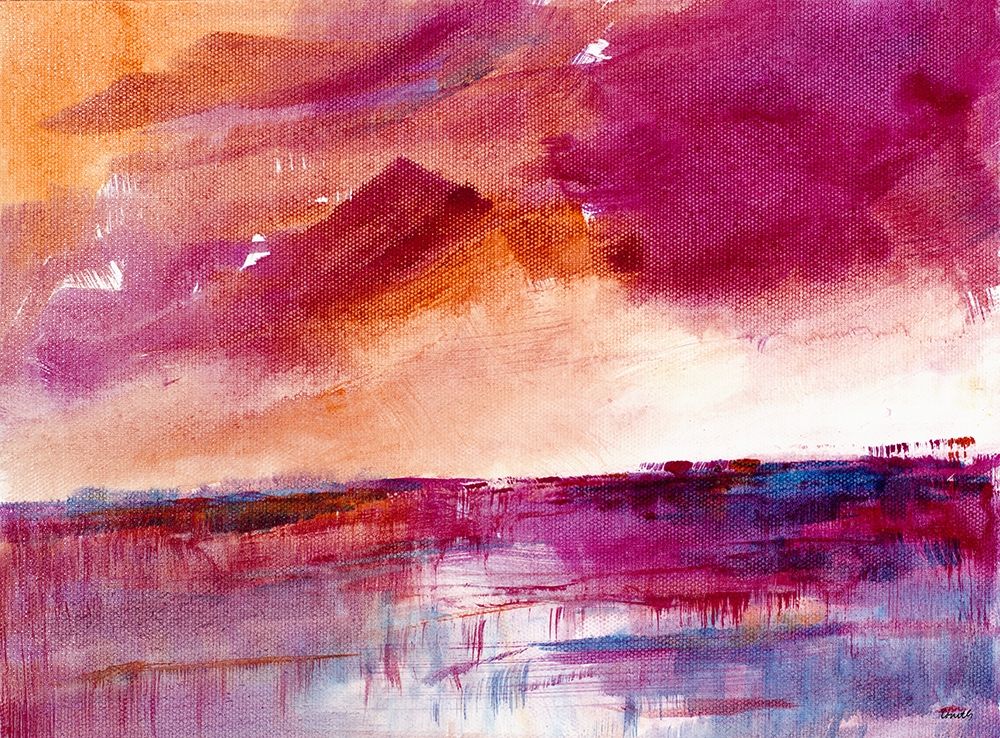 Reflection of a Crimson Sky art print by Lanie Loreth for $57.95 CAD