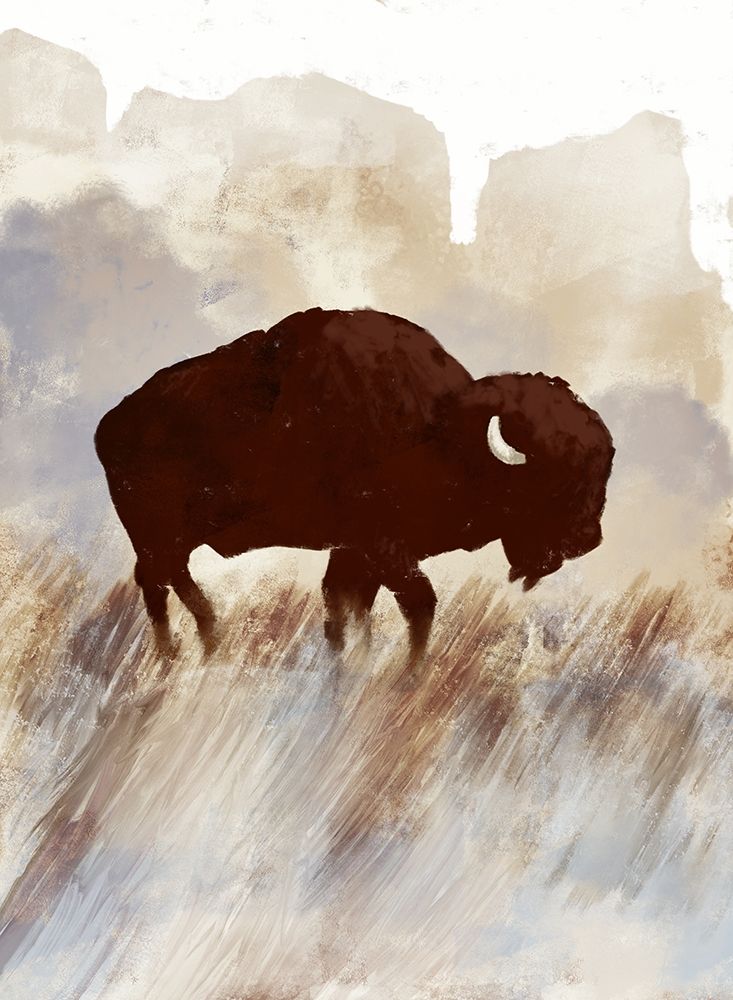 Buffalo Sunset Hill I art print by Dan Meneely for $57.95 CAD
