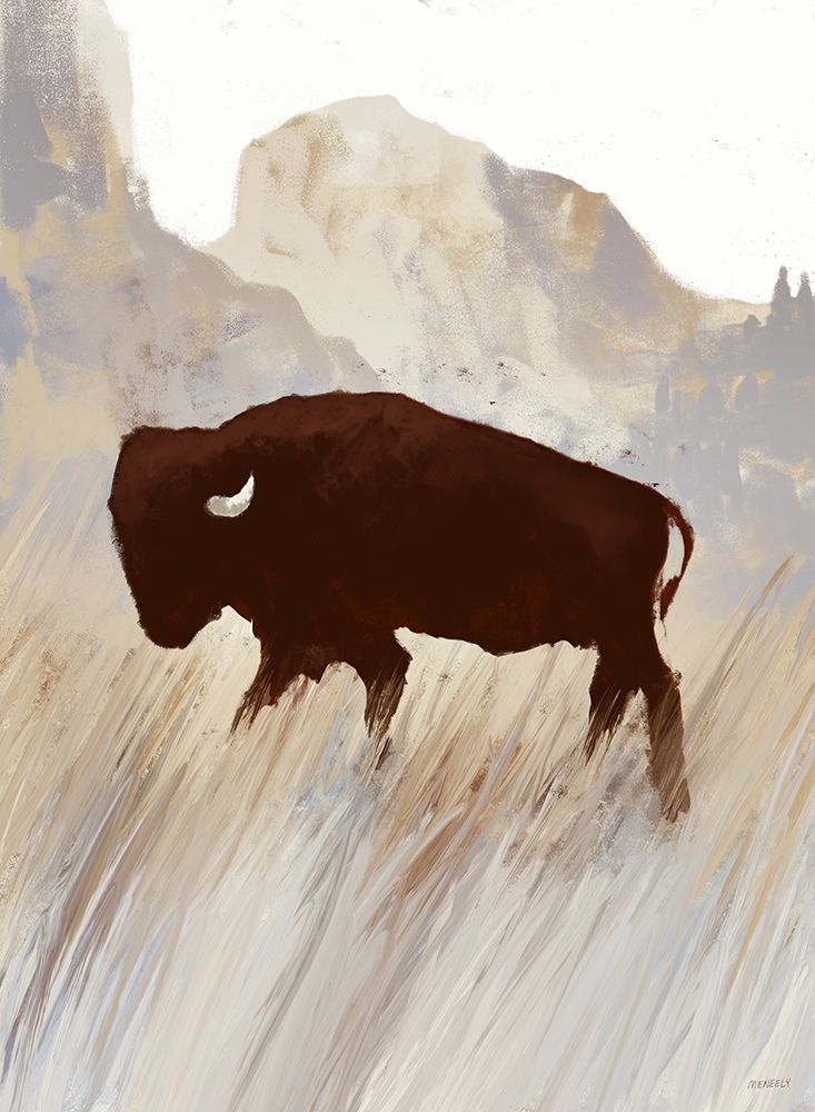 Buffalo Sunset Hill II art print by Dan Meneely for $57.95 CAD