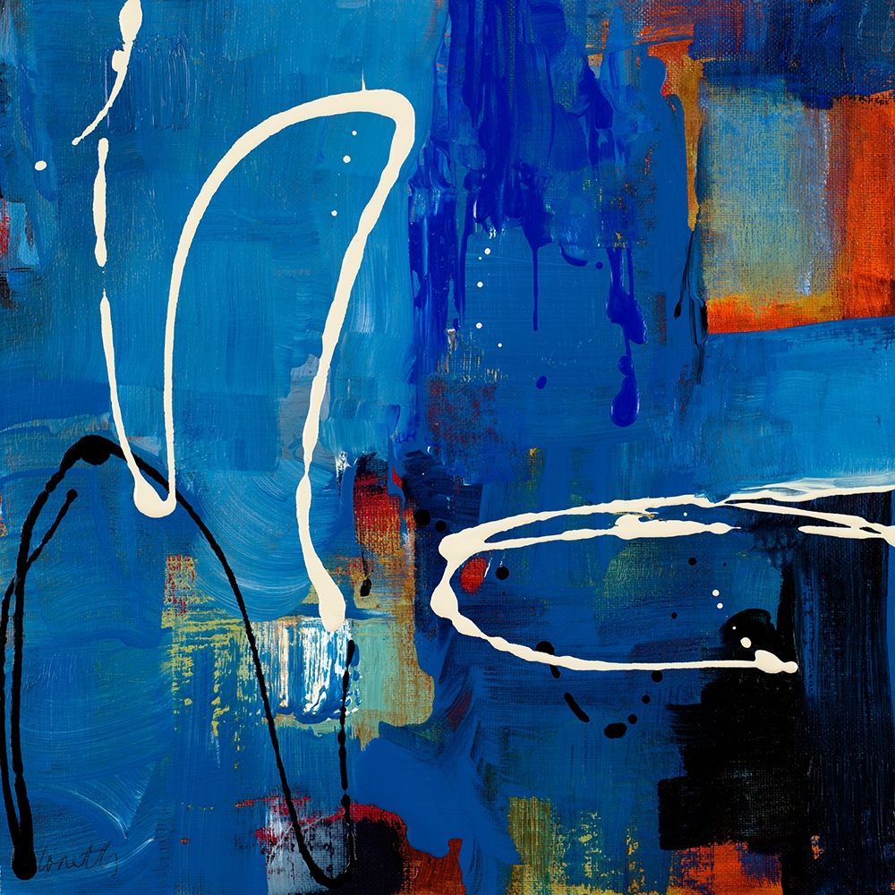 Blue Retro art print by Lanie Loreth for $57.95 CAD
