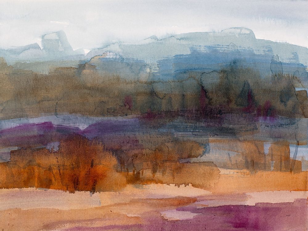 Mountain Lake Abstract art print by Lanie Loreth for $57.95 CAD