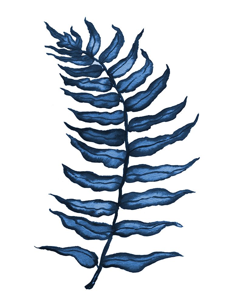 Blue Fern I art print by Elizabeth Medley for $57.95 CAD