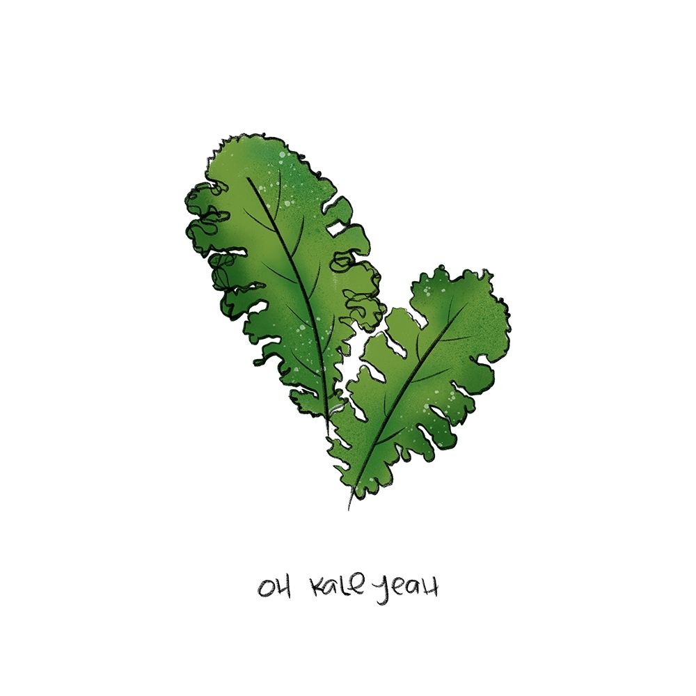 Oh Kale Yeah art print by Anna Quach for $57.95 CAD