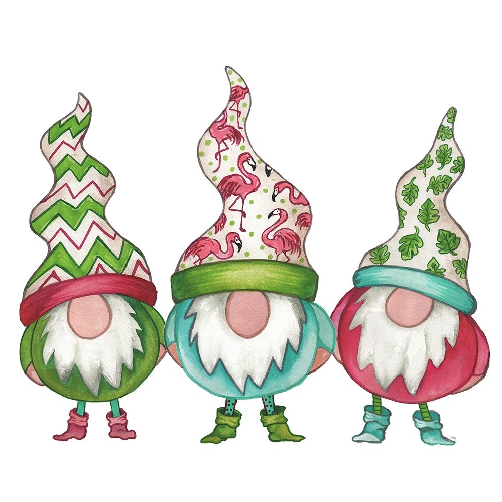 Tropical Gnomes art print by Elizabeth Medley for $57.95 CAD