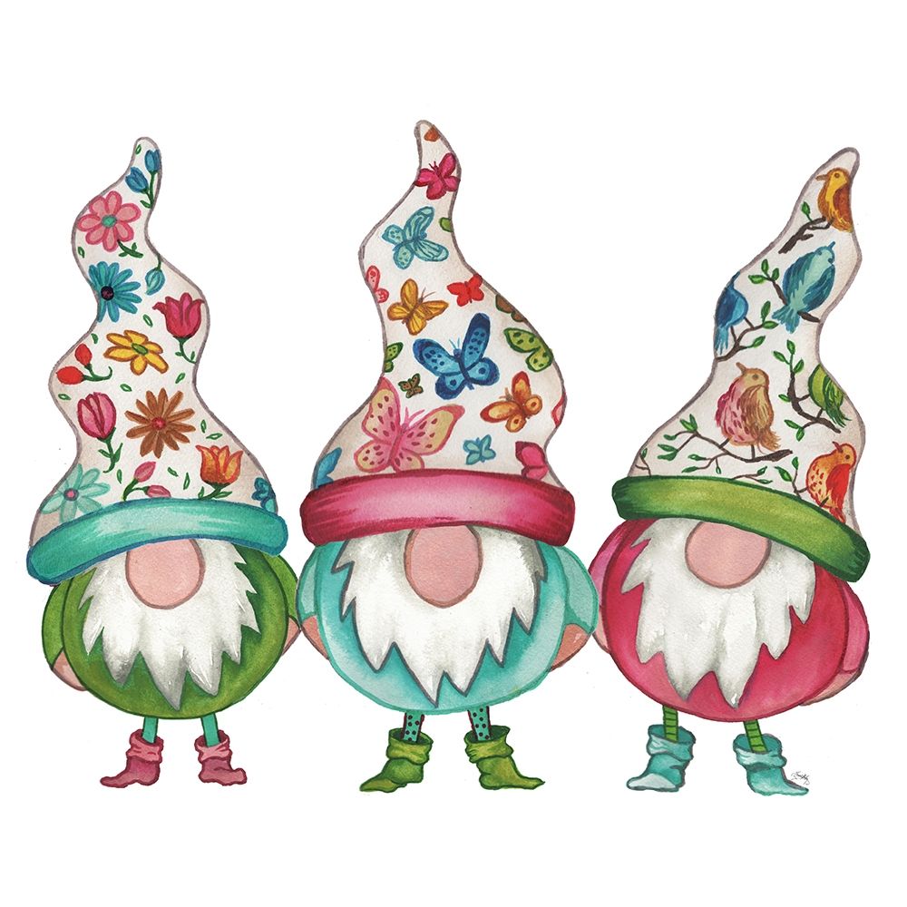 Garden Gnomes art print by Elizabeth Medley for $57.95 CAD
