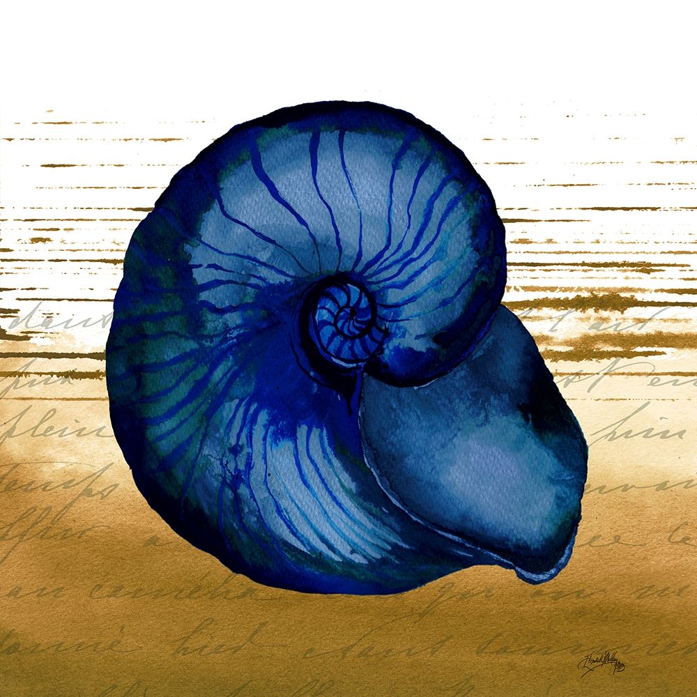 Coastal Blue IV art print by Elizabeth Medley for $57.95 CAD