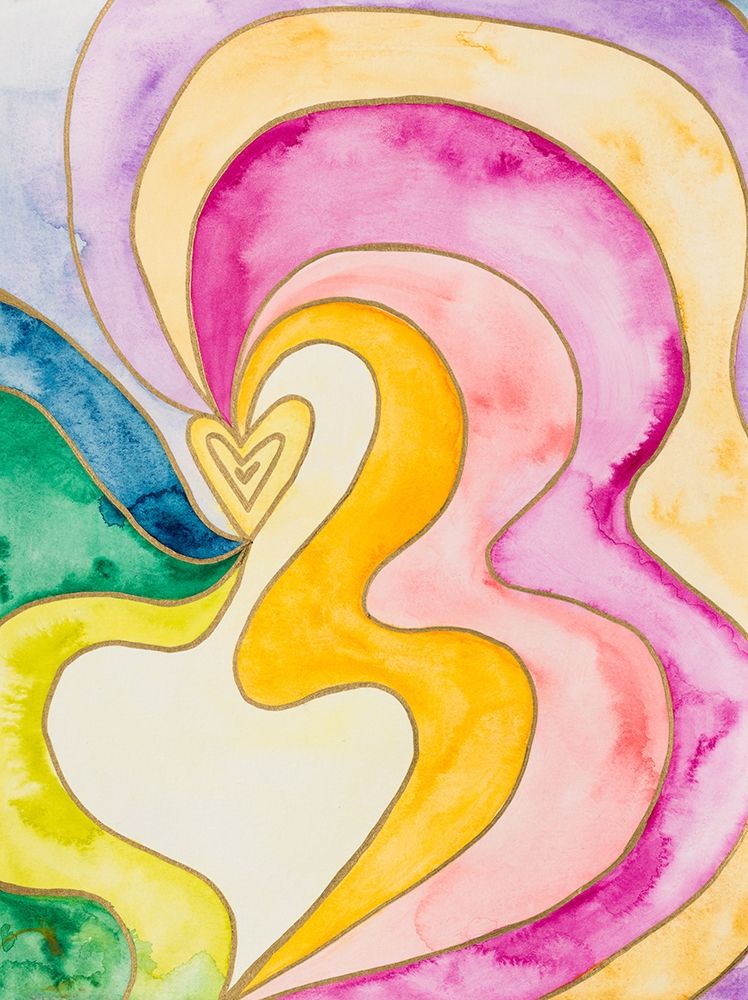 Rainbow Love art print by Nola James for $57.95 CAD