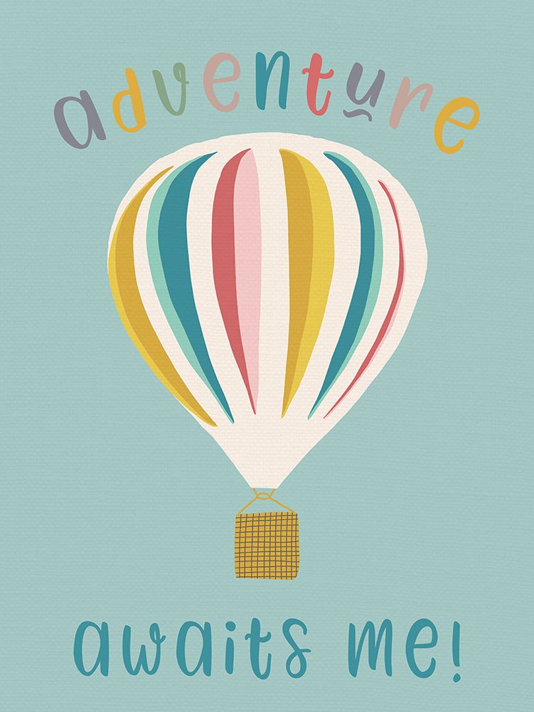 Adventure Awaits Me art print by Jen Bucheli for $57.95 CAD