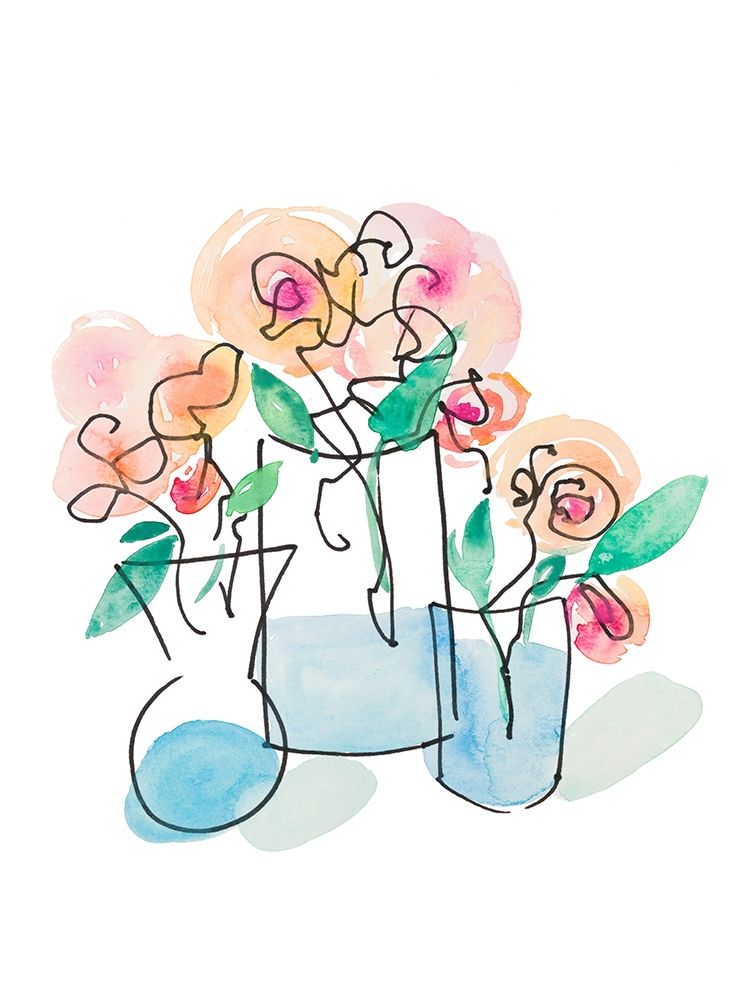 Trois Vases art print by Nola James for $57.95 CAD