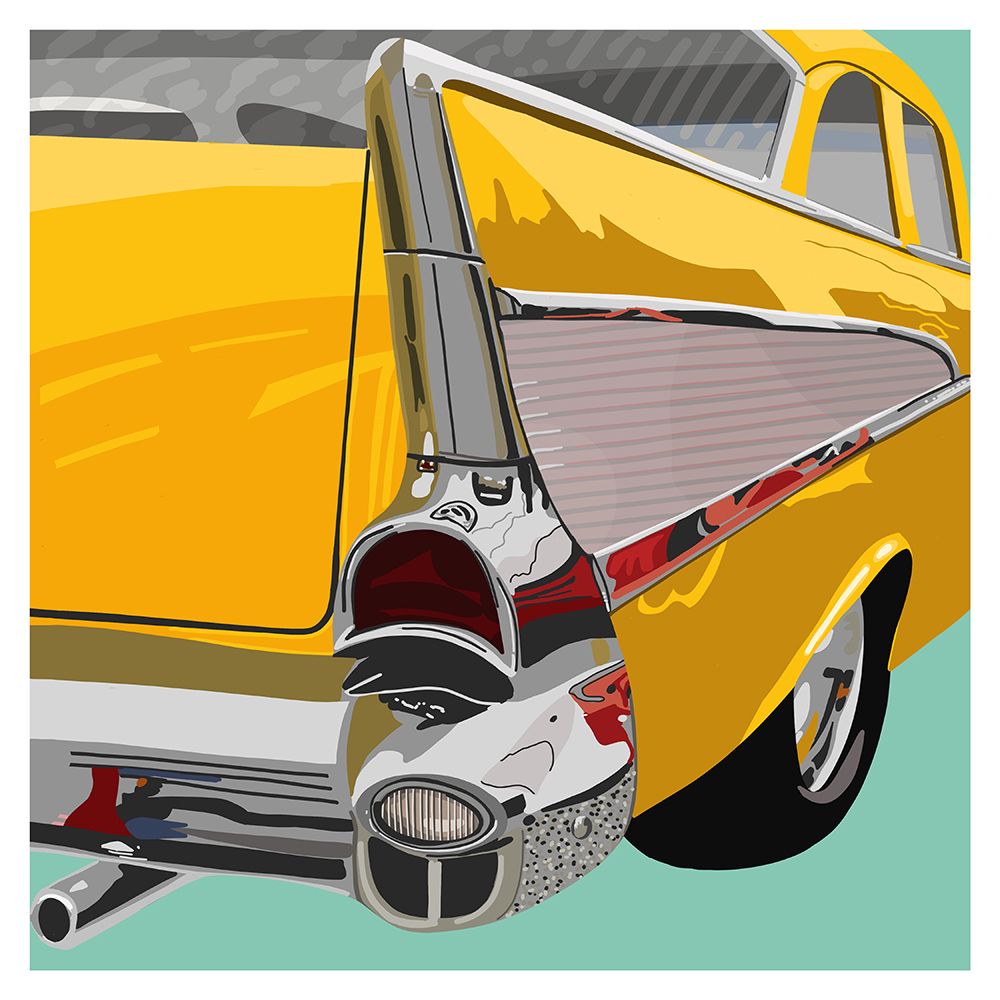 Vintage Car Shot I art print by Jen Bucheli for $57.95 CAD