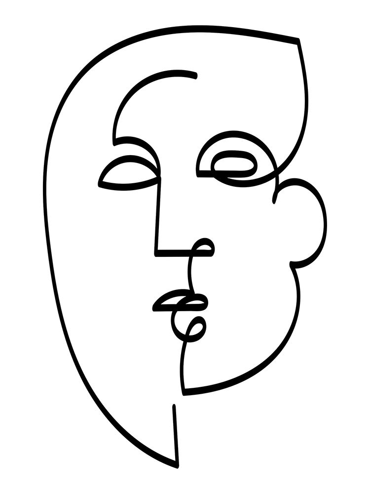 Linear Character I art print by Deidre Mosher for $57.95 CAD