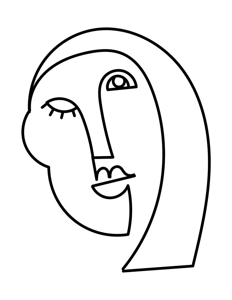 Linear Character II art print by Deidre Mosher for $57.95 CAD