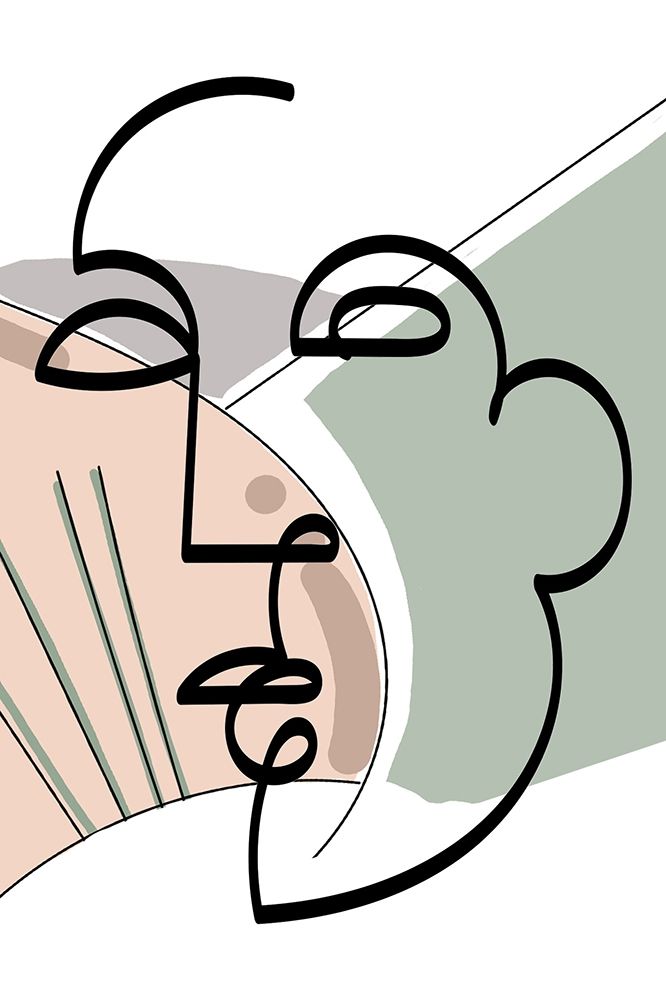 Mid-Century Line Figure Woman I art print by Deidre Mosher for $57.95 CAD