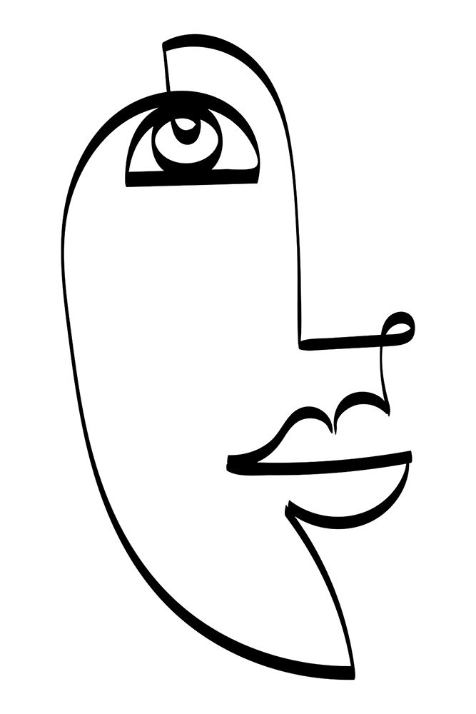 Figure Line Woman II art print by Deidre Mosher for $57.95 CAD