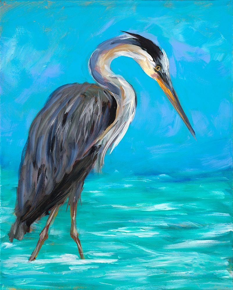 Beach Bird I art print by Julie DeRice for $57.95 CAD