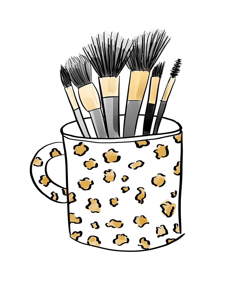 Animal Print Mug I art print by Anna Quach for $57.95 CAD