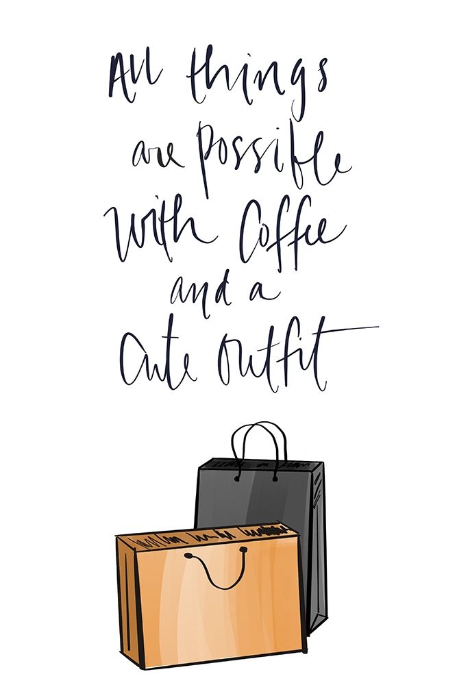 Shopping Bags art print by Anna Quach for $57.95 CAD