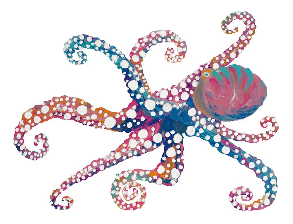 Dotted Octopus II art print by Gina Ritter for $57.95 CAD