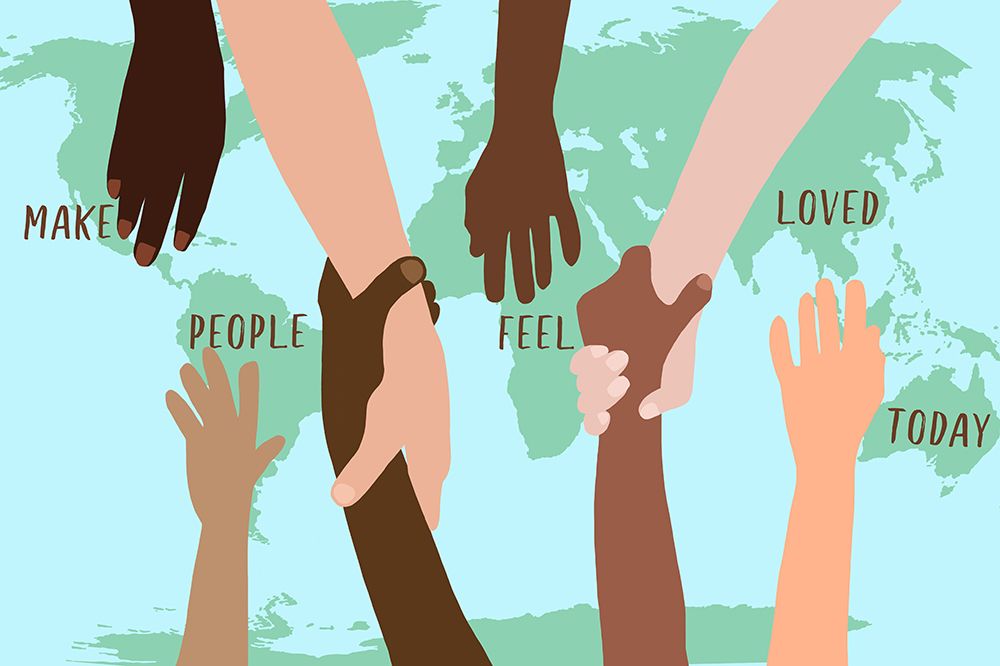 Make People Feel Loved Today art print by Jen Bucheli for $57.95 CAD