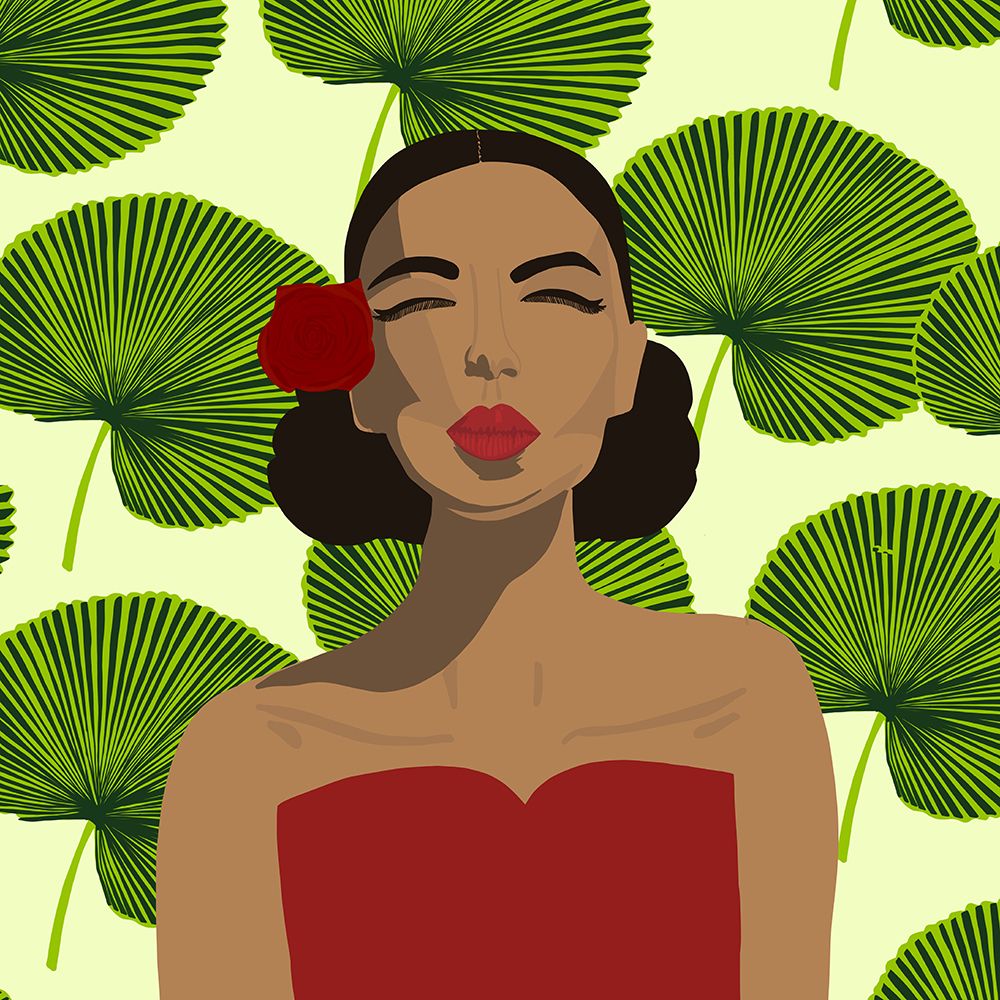 Exotic Lady art print by Jen Bucheli for $57.95 CAD
