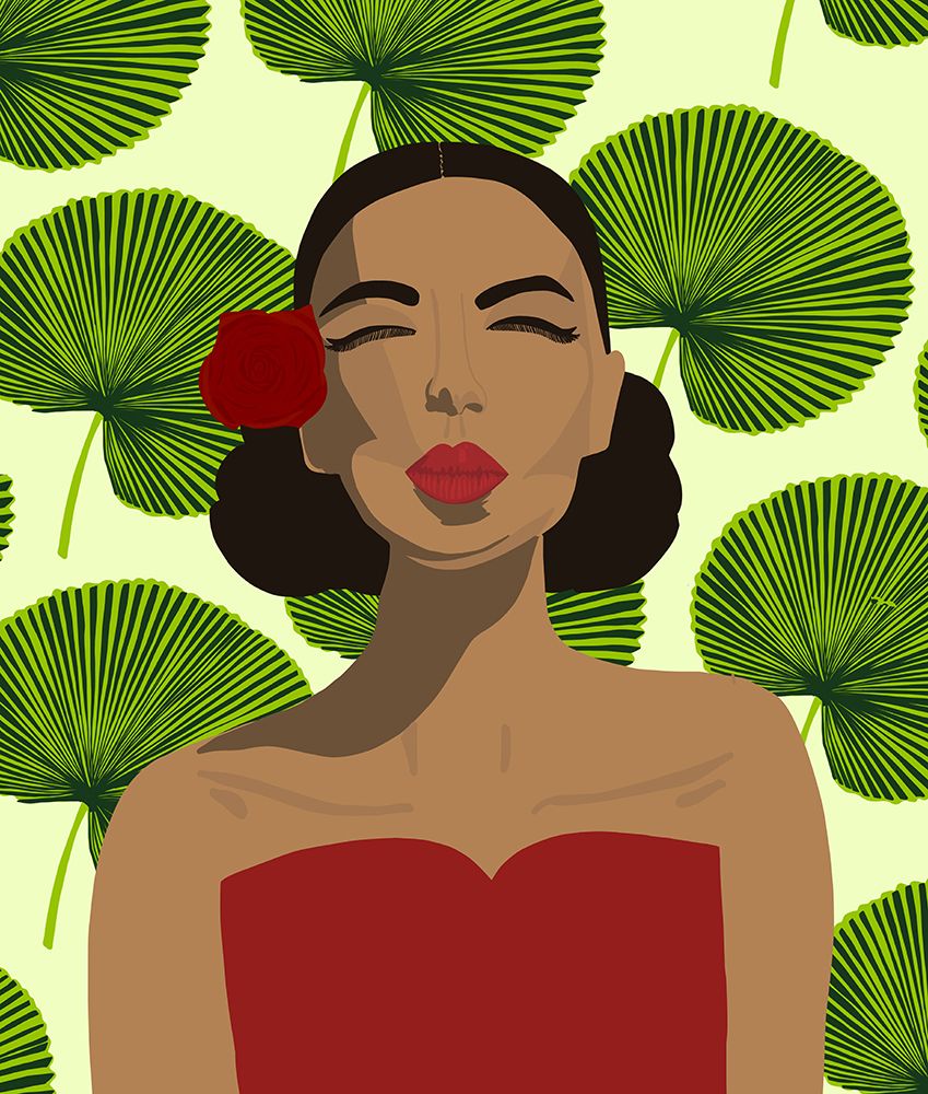 Exotic Lady art print by Jen Bucheli for $57.95 CAD