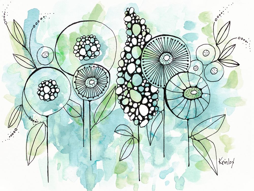 Colors of the Meadow art print by Krinlox for $57.95 CAD