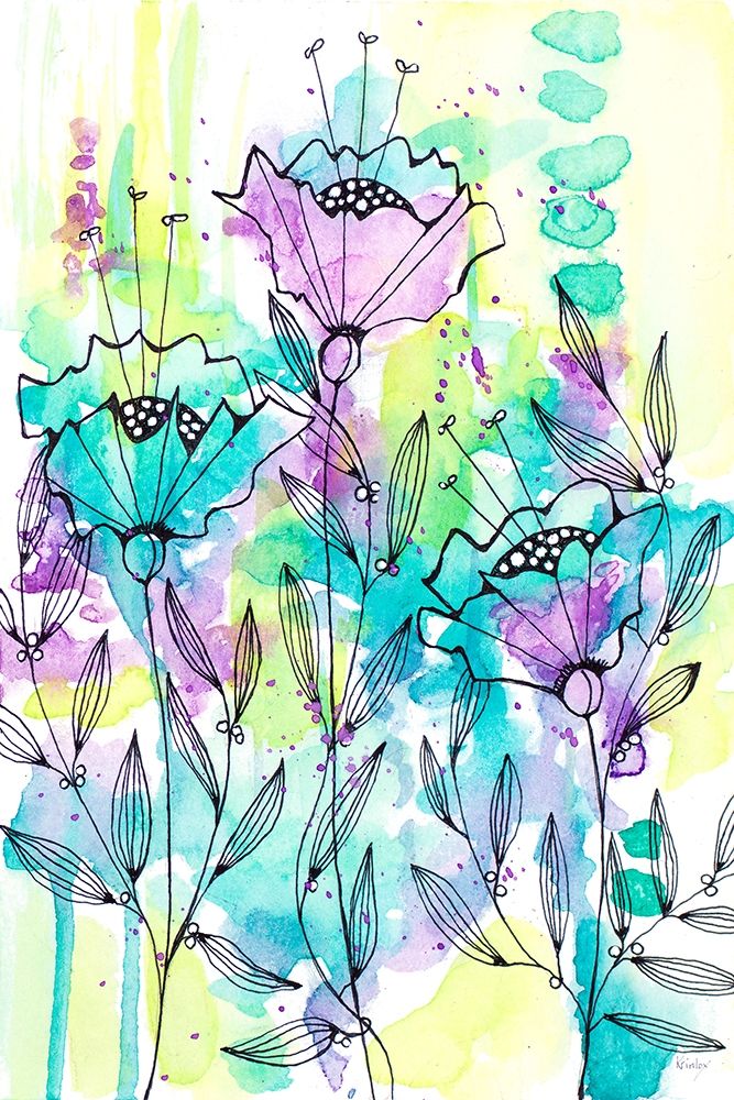 Floral Beauties art print by Krinlox for $57.95 CAD