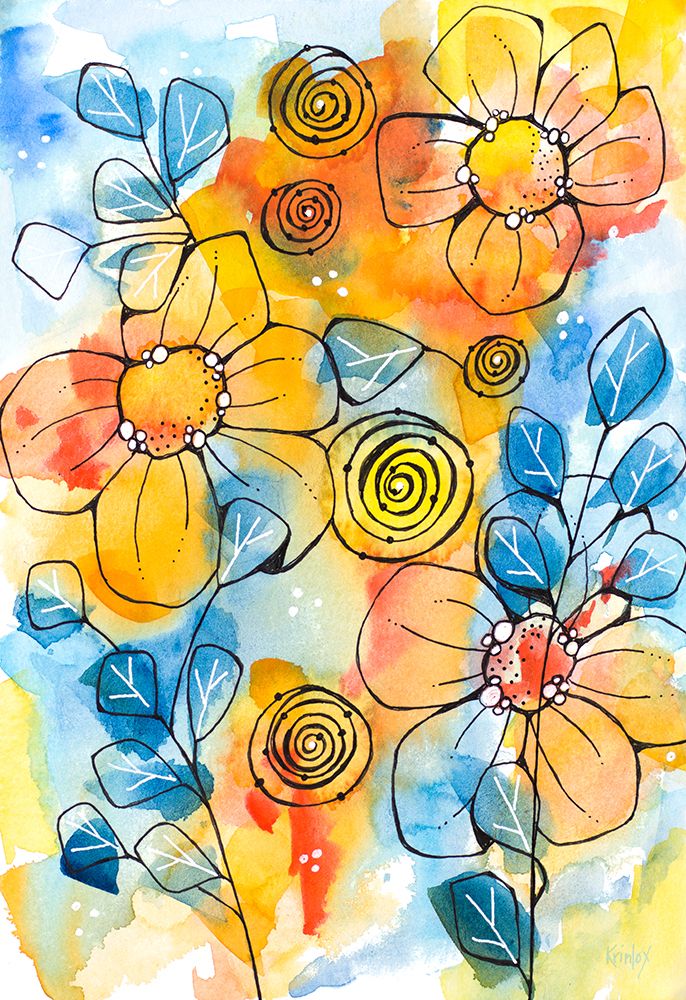 Warm and Cool Summer art print by Krinlox for $57.95 CAD