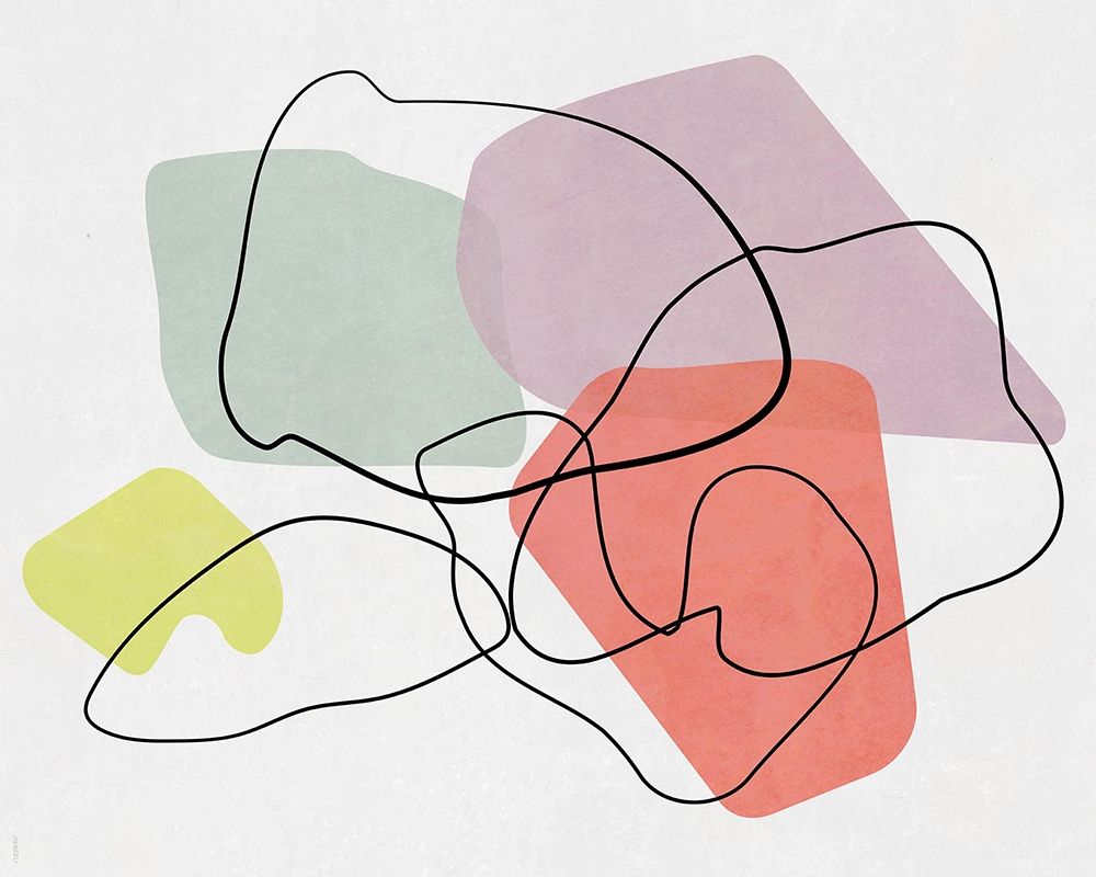 Watercolor Abstract Sketch art print by Dan Meneely for $57.95 CAD