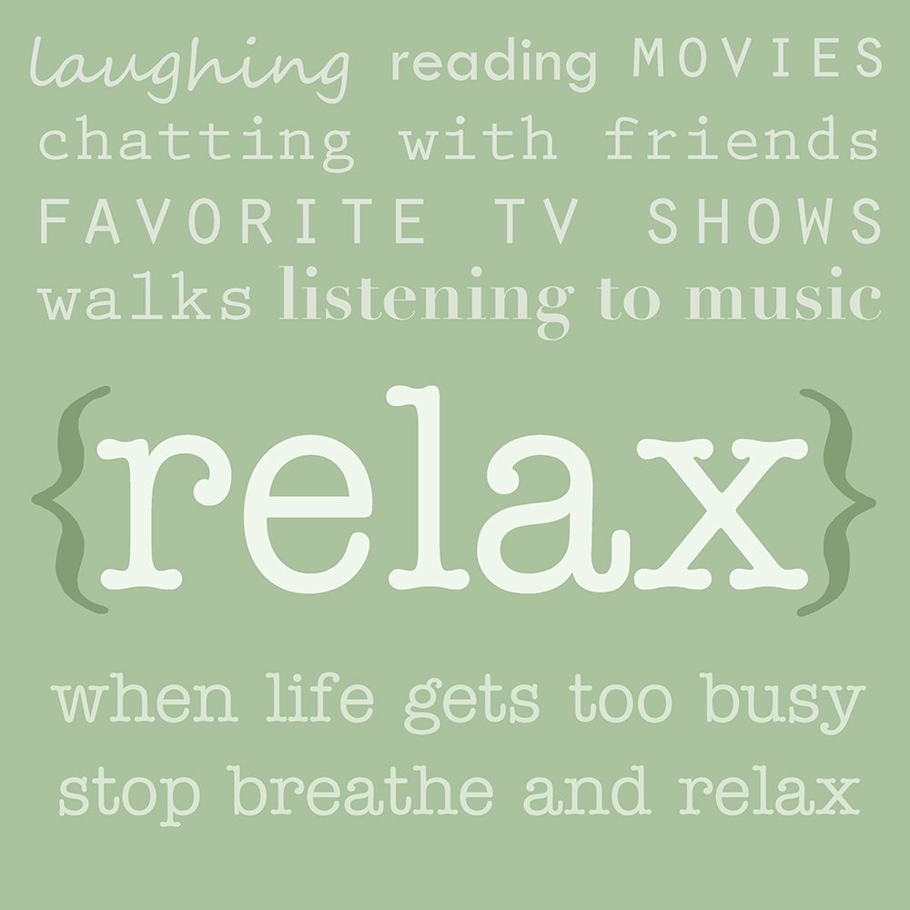 Relax art print by Anna Quach for $57.95 CAD