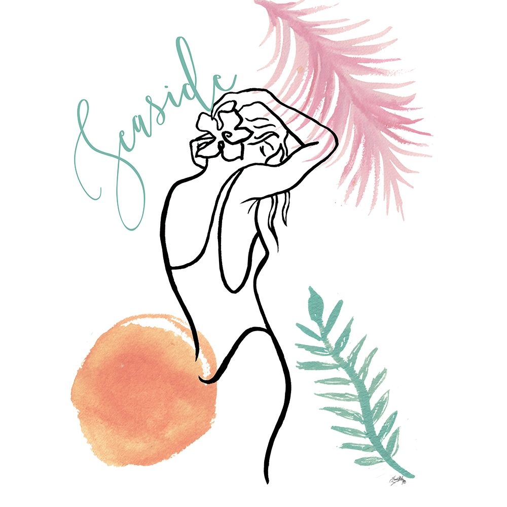 Seaside Summer Figurative I art print by Elizabeth Medley for $57.95 CAD
