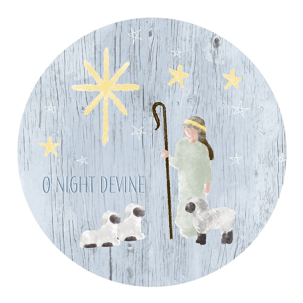 Nativity Circle II art print by Andi Metz for $57.95 CAD