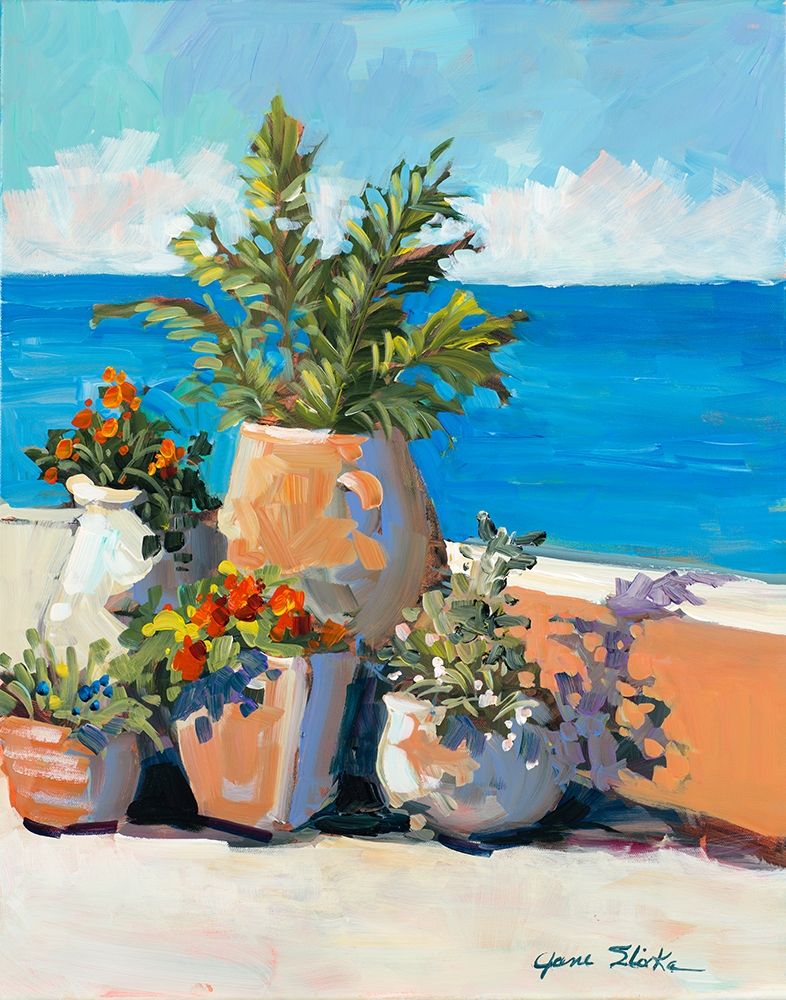 Coastal Greenery art print by Jane Slivka for $57.95 CAD