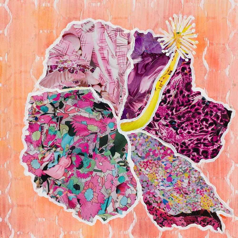 Hibiscus Flower Collage art print by Gina Ritter for $57.95 CAD