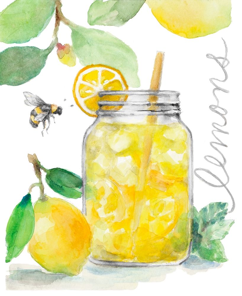 Bee-Friend The Lemons and Lemonade art print by Lanie Loreth for $57.95 CAD