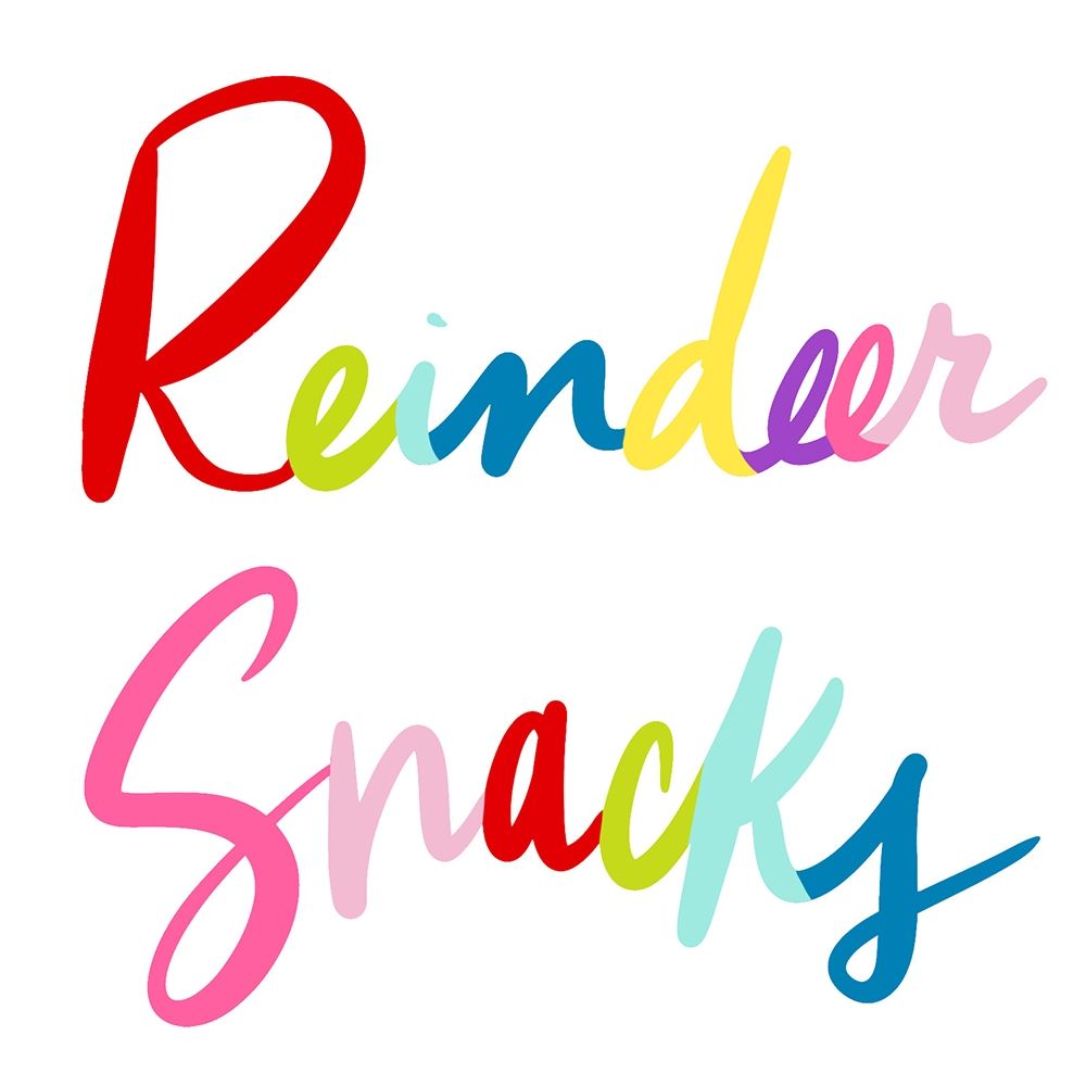 Reindeer Snacks art print by SD Graphics Studio for $57.95 CAD