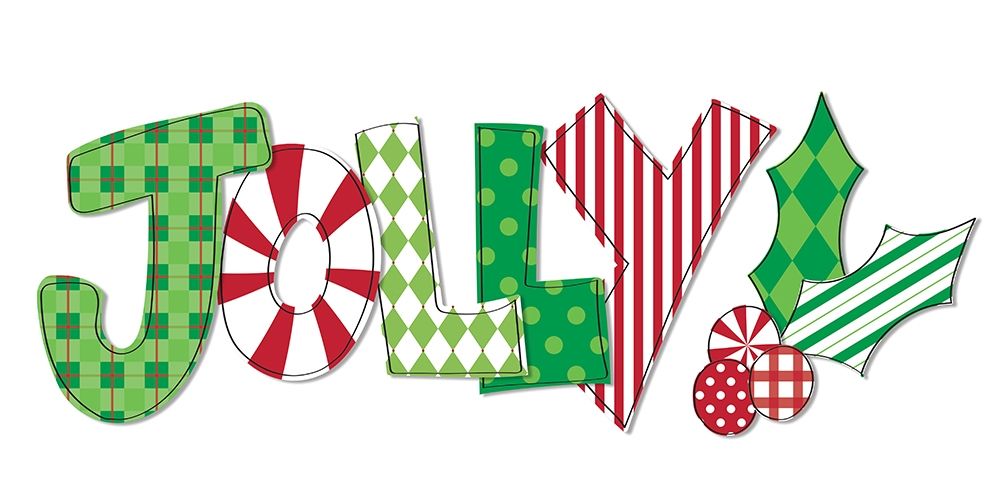 Christmas Wrapped Jolly art print by SD Graphics Studio for $57.95 CAD