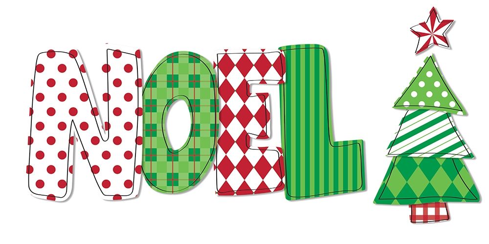 Christmas Wrapped Noel II art print by SD Graphics Studio for $57.95 CAD