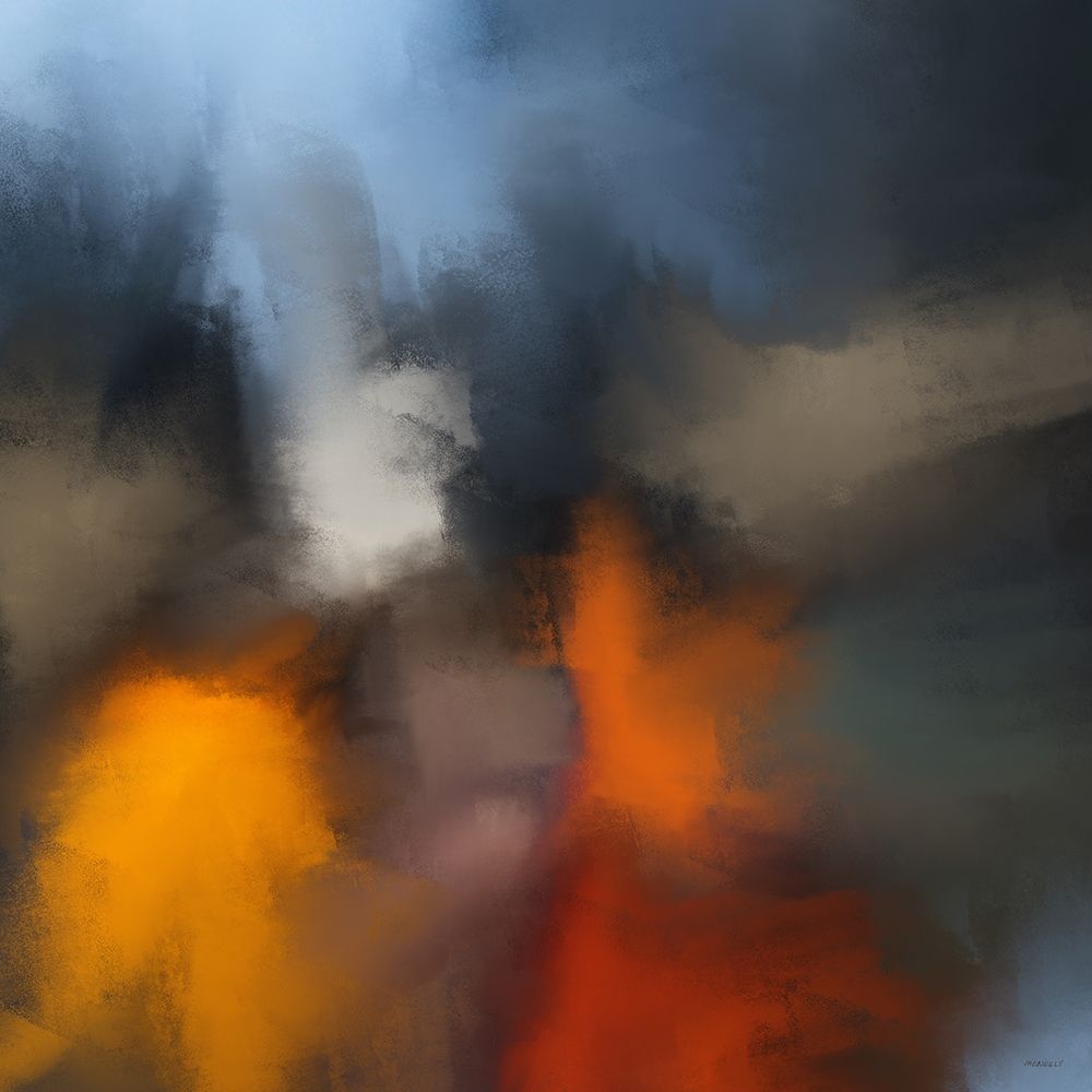 Night Street Abstract II art print by Dan Meneely for $57.95 CAD