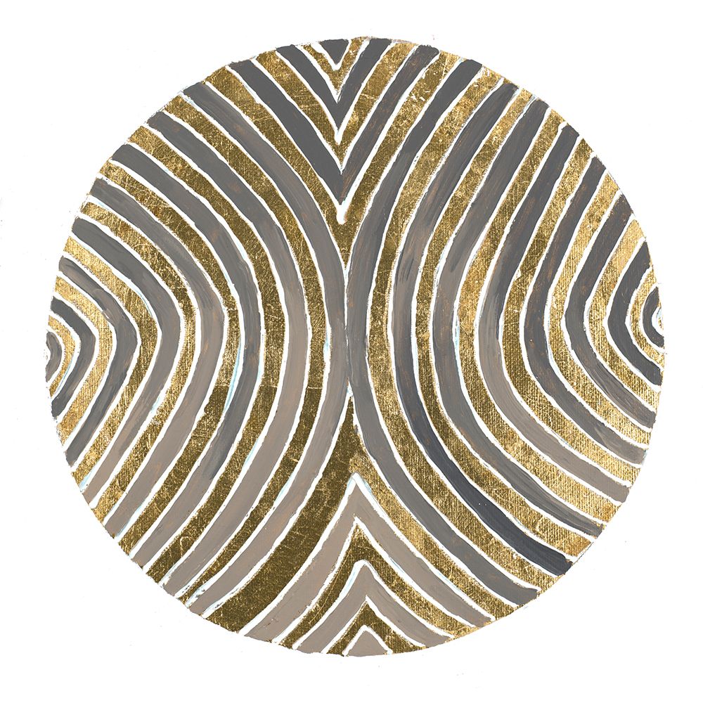Psychedelic Gold Plate II art print by Patricia Pinto for $57.95 CAD
