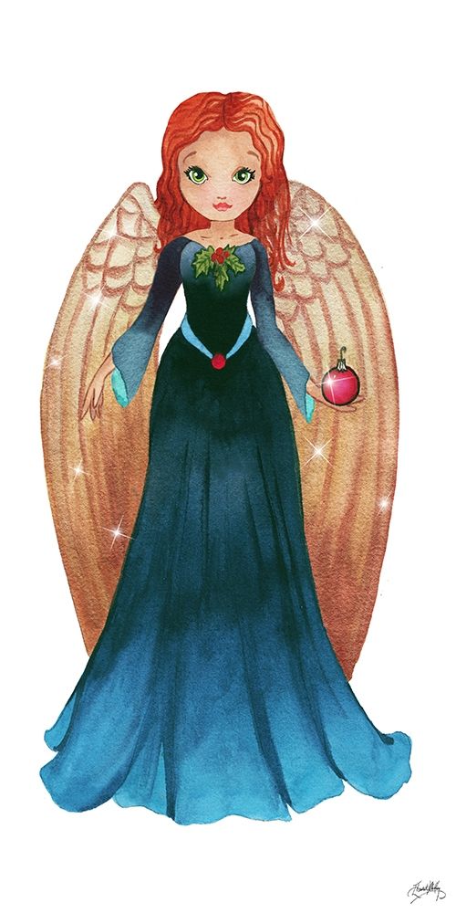 Christmas Angel III art print by Elizabeth Medley for $57.95 CAD