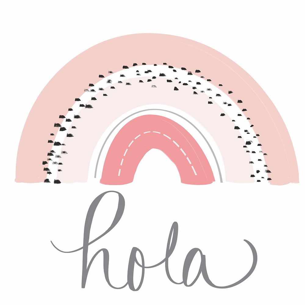 Hola Rainbow art print by Emily Navas for $57.95 CAD