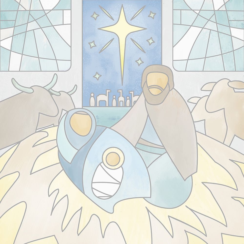 Nativity art print by Dan Meneely for $57.95 CAD