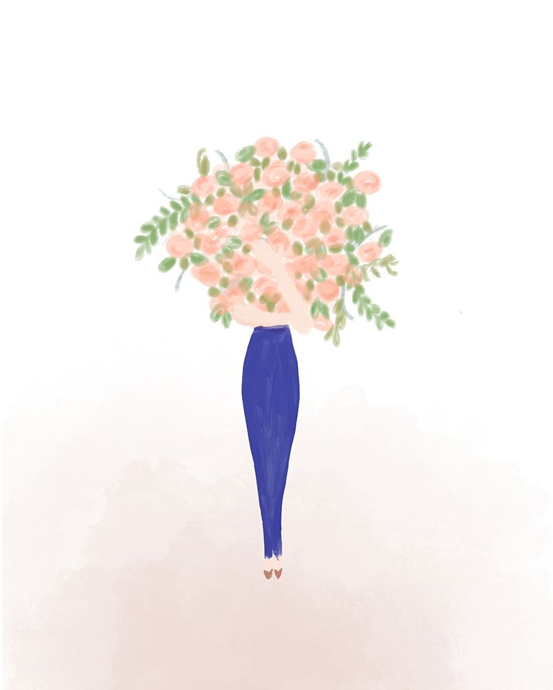 Flower Gal art print by Anna Quach for $57.95 CAD